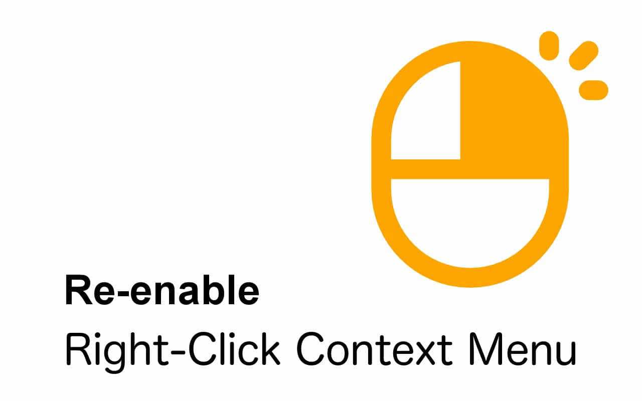 Chrome 右键复制解锁工具 允许右键单击 Allow Right Click