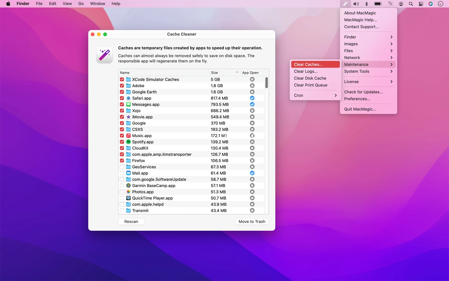 MacMagic 主界面截图
